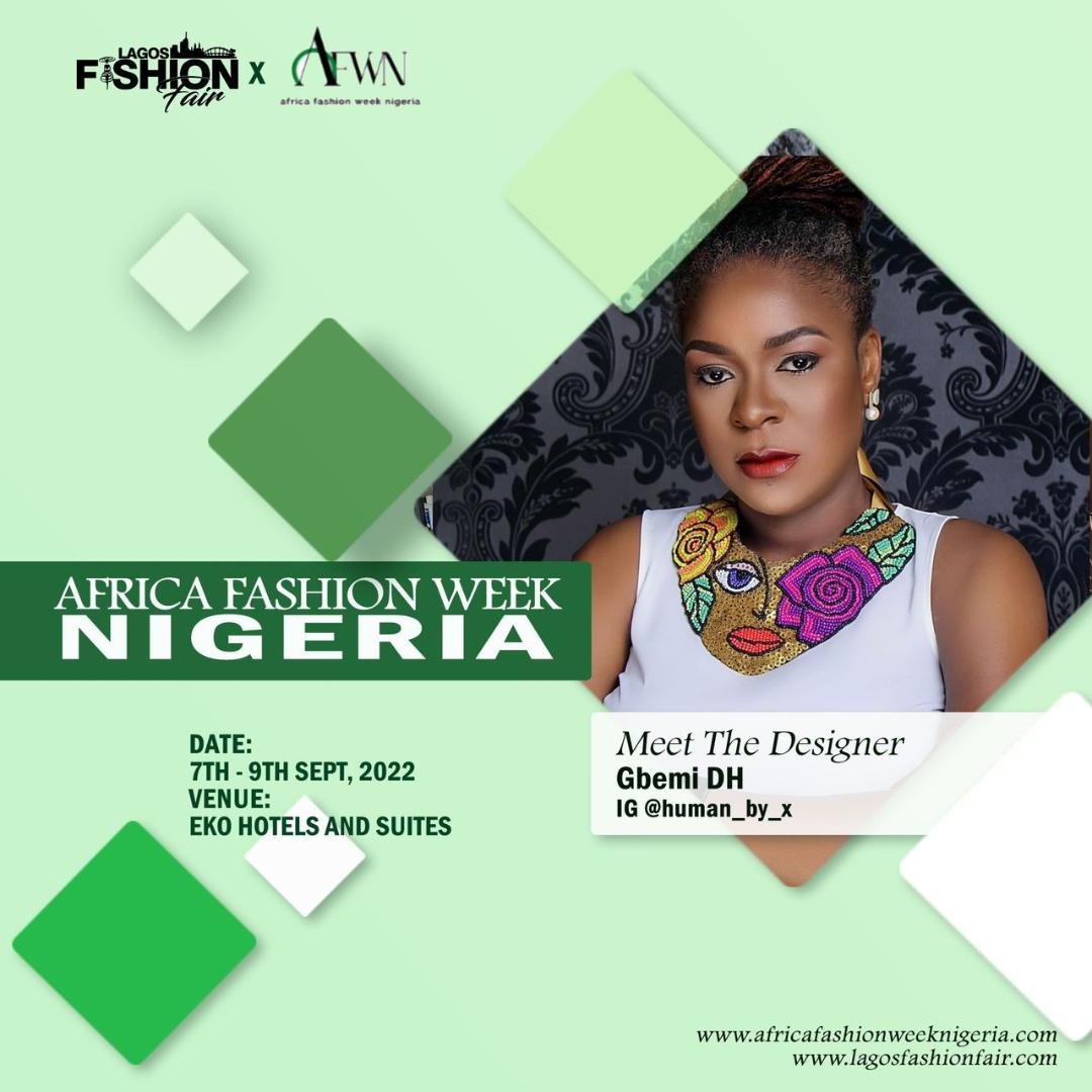 GbemiDH’s fashion line HUMANx to be showcased at Africa Fashion Week Nigeria 2022