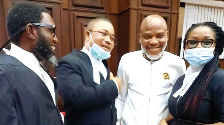 FG storms court, seeks stay of execution against Kanu’s judgement