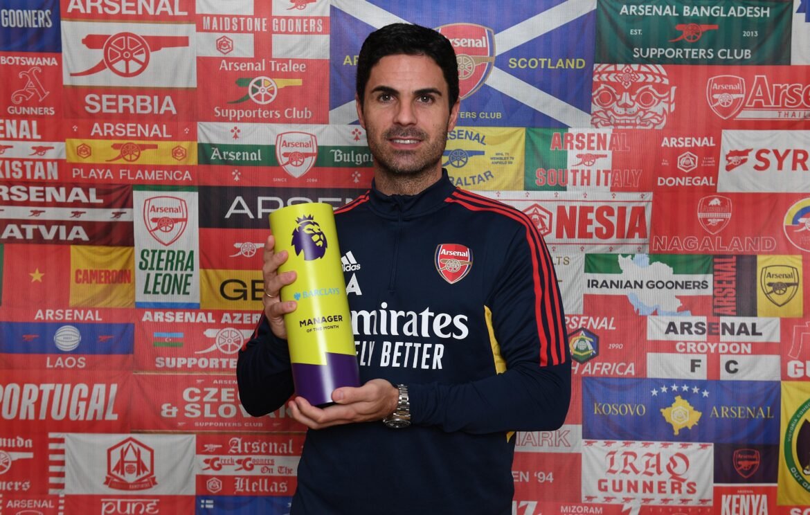 EPL nominates Arteta January’s Manager of the Month