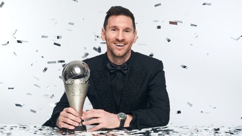 Lionel Messi is crowned Best Fifa Men’s Player at ceremony in Paris