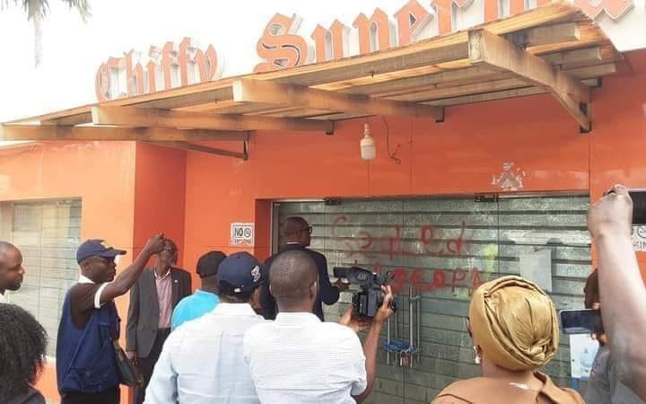 Lagos Govt. Seals Chiffy Supermarket For Selling Expire Products