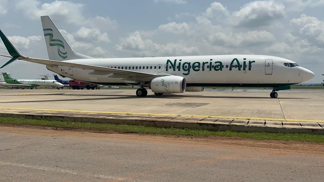 Amidst controversies, Nigeria Air plane lands in Abuja airport