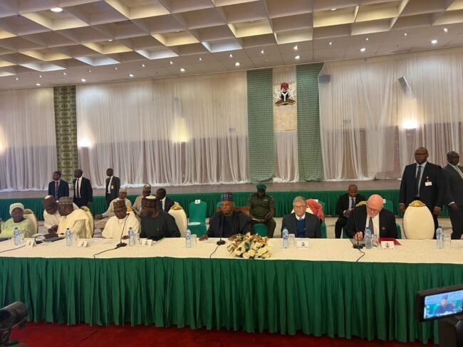 Shettima meets Bill Gates, Dangote, govs at Aso Rock