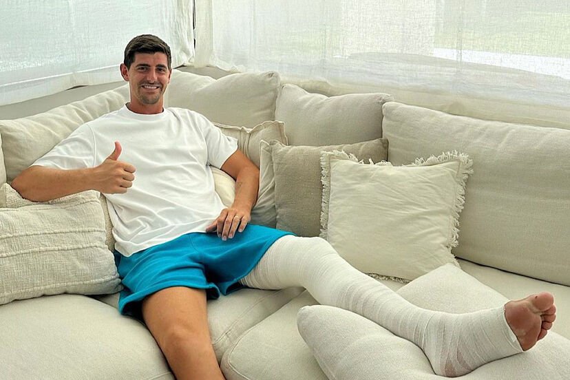 Real Madrid keeper Courtois undergoes ‘successful’ knee surgery