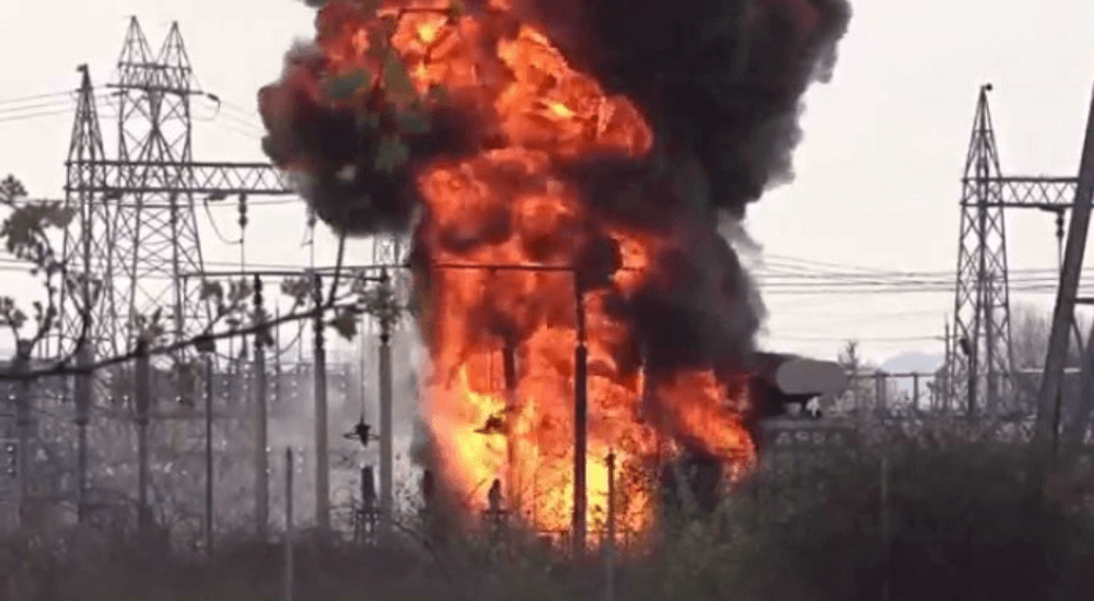 Kebbi electricity transmission station explodes