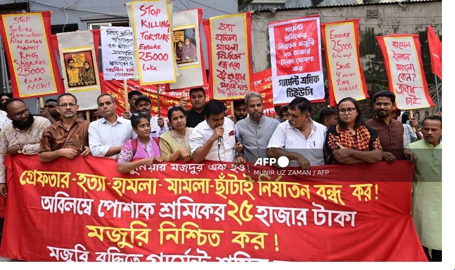 Bangladesh garment workers reject 56% pay rise