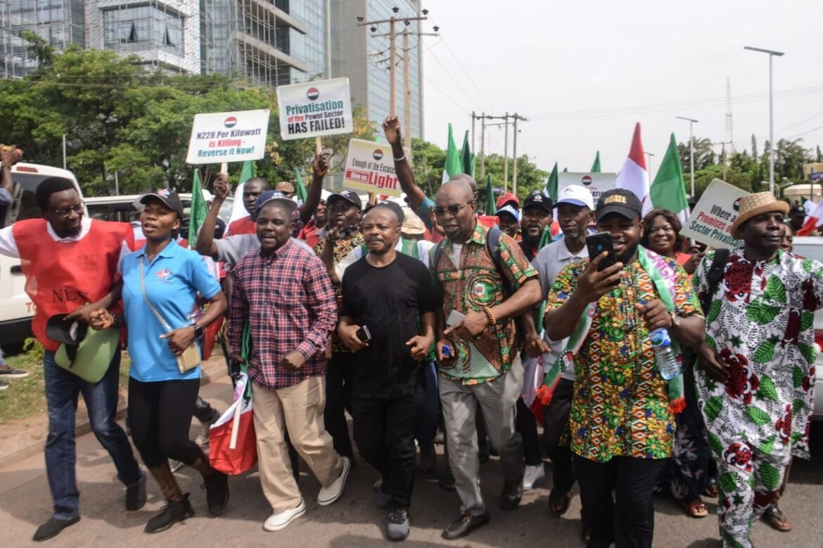 Photo: Protesters reject NERC chairman’s appeal, insist on tariff hike reversal