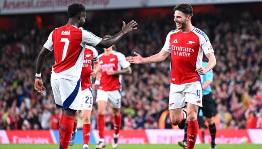 UCL: Arsenal beat PSG 2-0 at Emirates